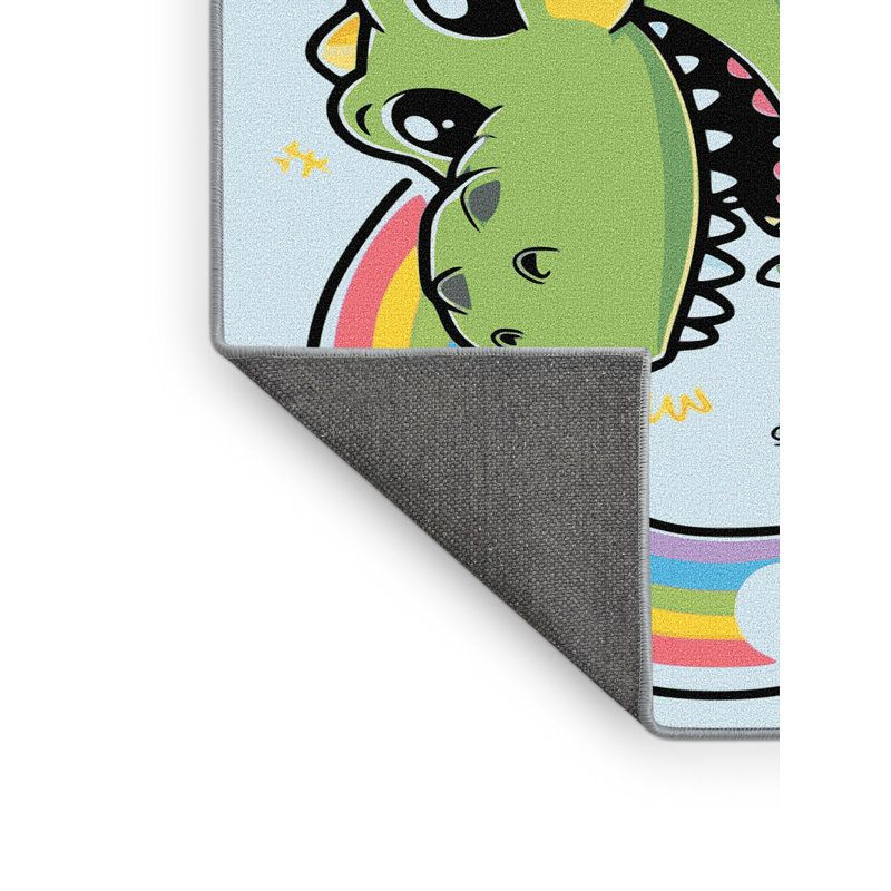 Tapis pour enfants Zoomie Kids, Rectangulaire 2 pi x 3 pi