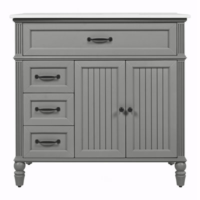 Armoire de salle de bain avec tiroirs