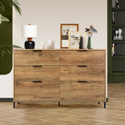 Iron 6 - Drawer Rectangle Accent Chest