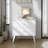 Breux 24.75'' W Nightstand, Mid-Century Modern 2 Drawer Nightstand, Bedside Table, Contemporary Bedroom Furniture, 24.75"W x 25"H x 16"D, White-1172476694
