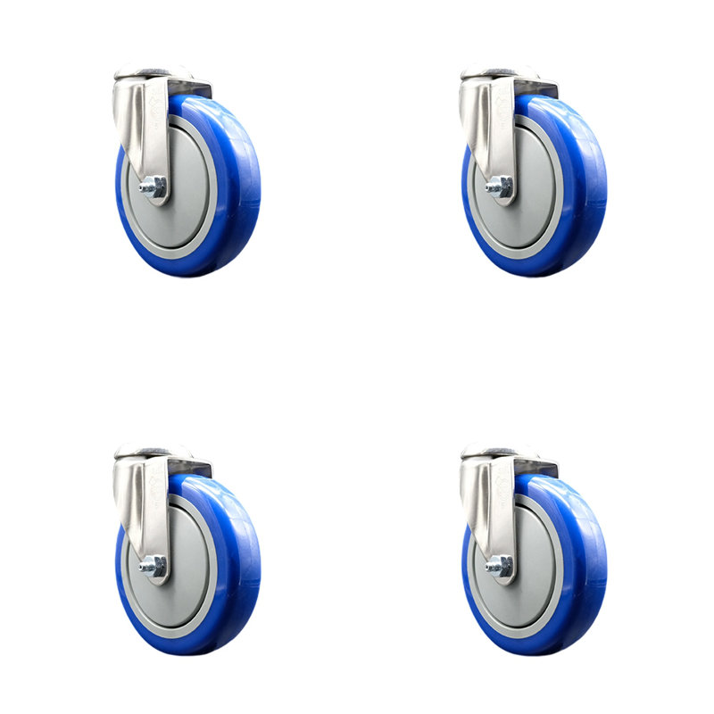 Polyurethane Casters, Black
