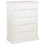 Commode de chambre blanche à 6 tiroirs-1493772893