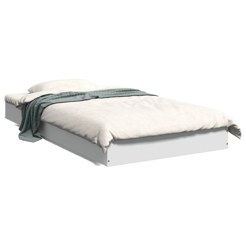 Philece Bed, European Kingsize (160 x 200 cm), White