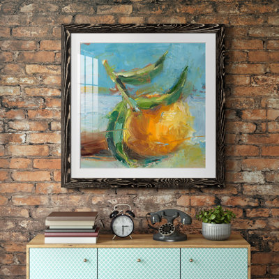 Impressionist Fruit Study III - reproduction encadrée de qualité supérieure - prête à être accrochée