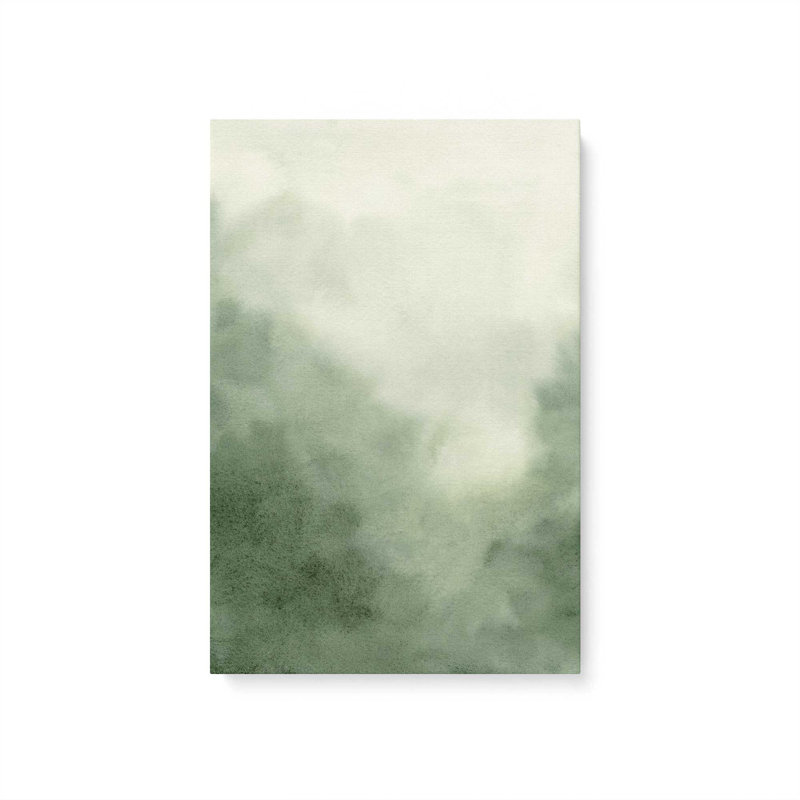 Muted Forest Shadows II Canvas Print in a Gold Frame, 36" x 24", 12" H x 8" W x 1.25" D, Wrapped Canvas