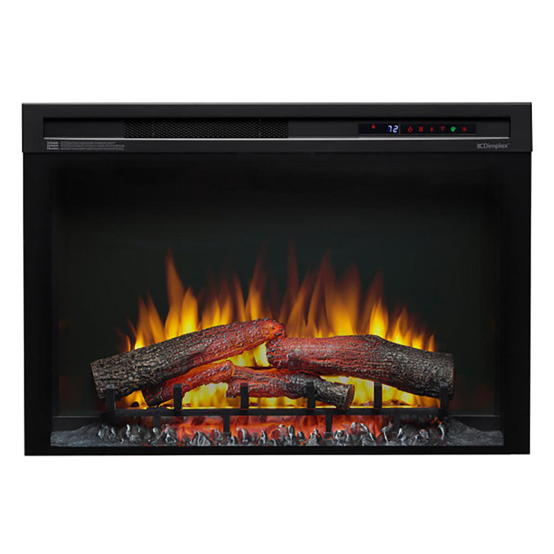 Dimplex Nova Multi-Fire XHD Electric Fireplace Insert with Logs - 1,000 SQ. FT., Ceramic Heater