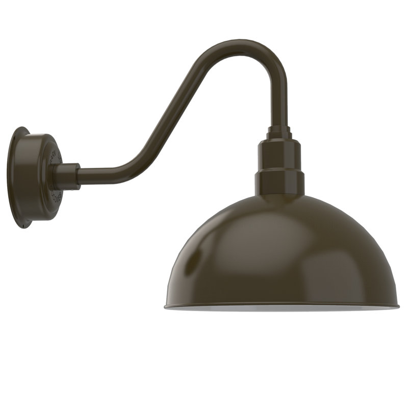 Wall Light, 17.85" H x 14" W x 23.25" D, Mahogany Bronze