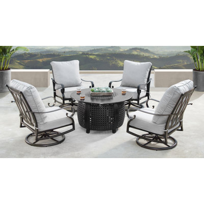 Mccomas Outdoor 5 - Piece Conversation Set