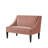 Ellen Swoop Arm Settee Bench With Nailhead Trim For Entryway-1625762411