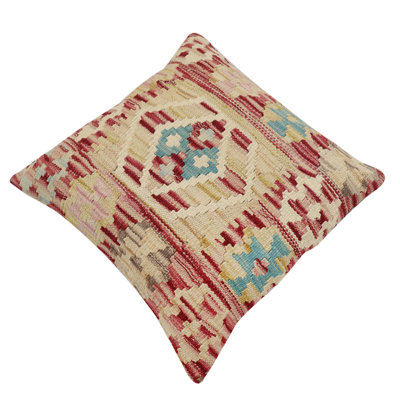 Housse et insert de coussin carré 100% laine 