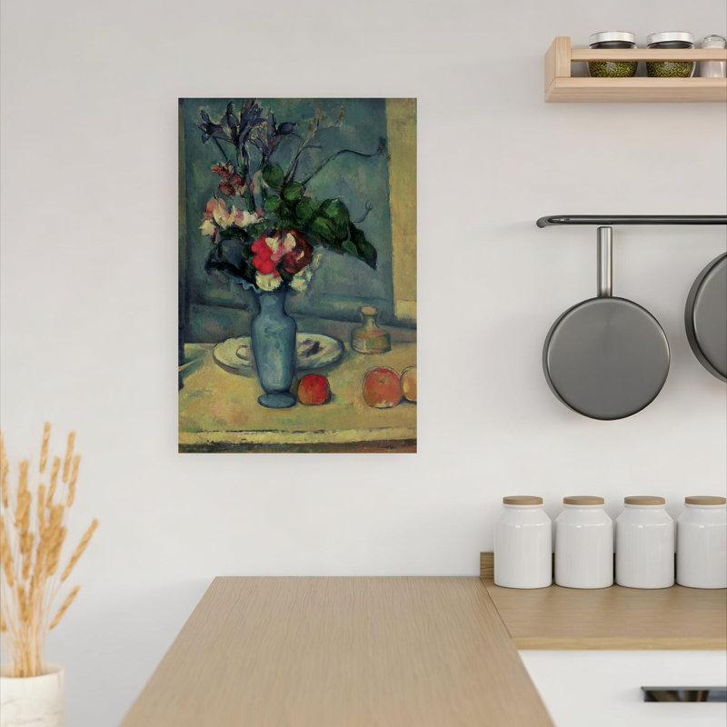 Le Vase Bleu, 1889-1890, estampe d'art mural abstrait contemporain, H 18 po x l 12 po
