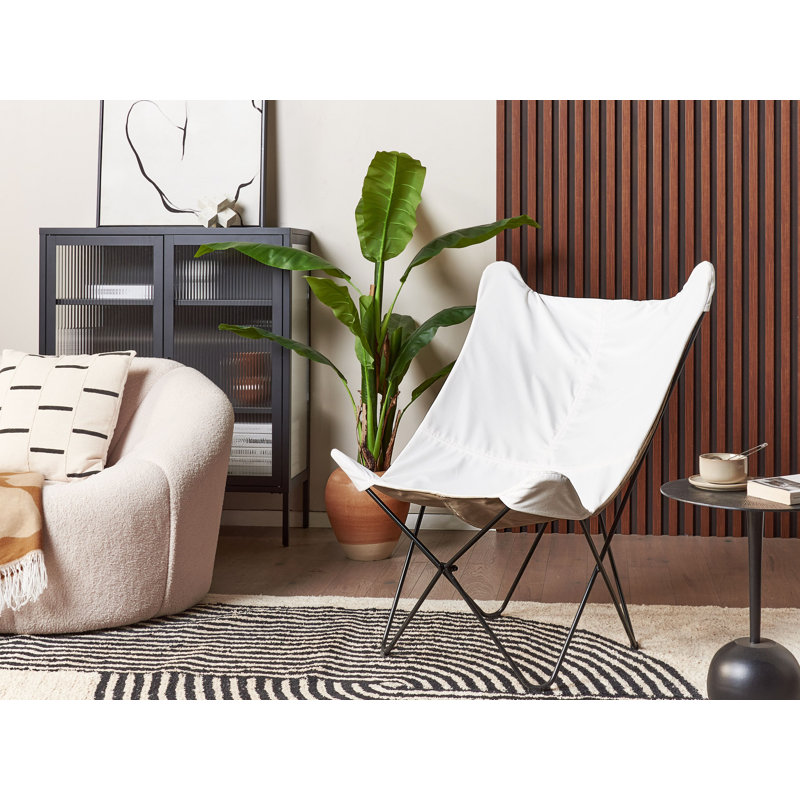 Erlich Upholstered Accent Chair, White