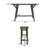 Whitten Rubberwood Console Table,Entryway table,Hallway table with wood frame-707124669