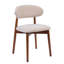 Chaises de salle à manger rembourrées en bois (ensemble de 2)-130173187-130173189
