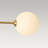 6 - Light Sputnik Glass Globe Linear Semi Flush Mount -24253038