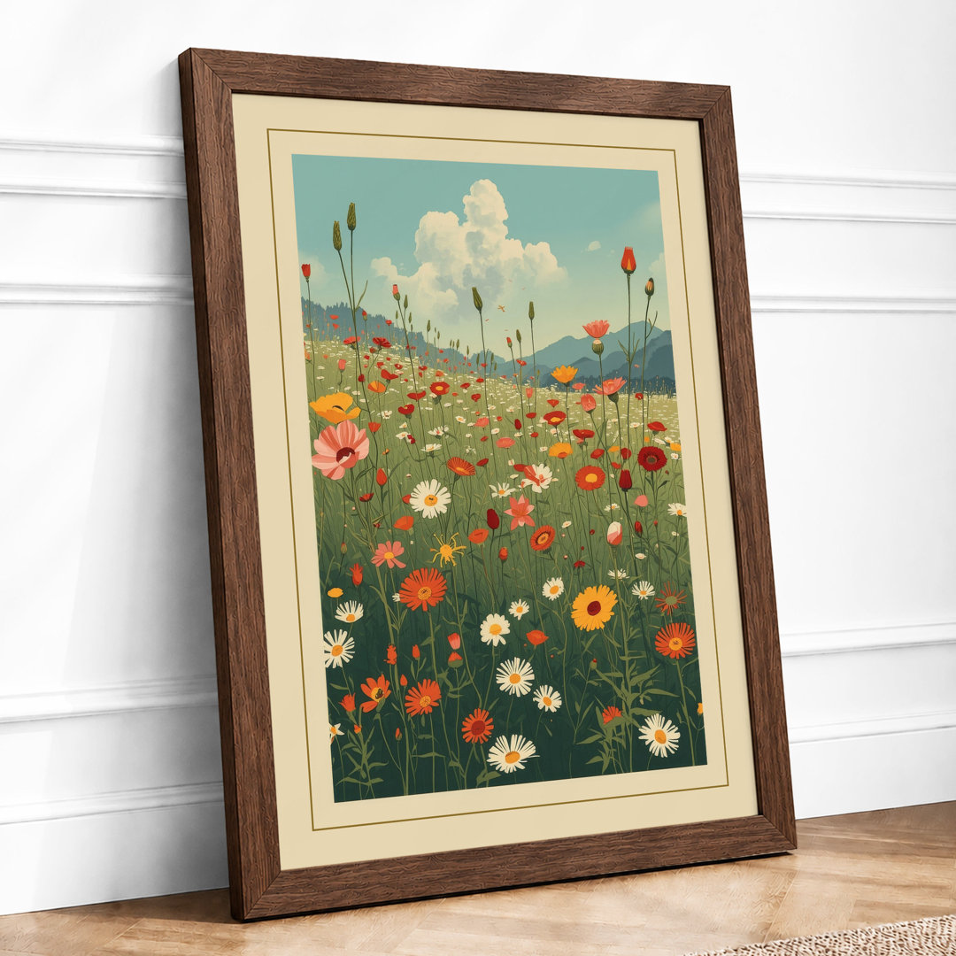 Wildflower Meadow Botanical - Framed Print