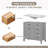 35.5'' Single Bathroom Vanity Base Only-88087089