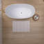 Baignoire de trempage autoportante 64,96 po-111987440