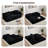 Boneless No Assembly Required Compression Packed 2 Person Fabric Sofa Bed, High Rebound Density Sponge Sofa-2081526920