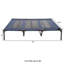 Lit pour chien surélevé portable avec caisse de transport PETMAker-36203597-28683150