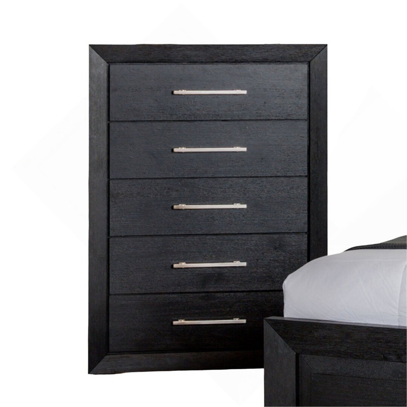 Mobilier de chambre à coucher 1pc Chest 5-English Dovetail