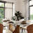 Modern Minimalist Oval Dining Table with Sintered Stone Tabletop, Pedestal Base Dining Table-1254452005-1254452004