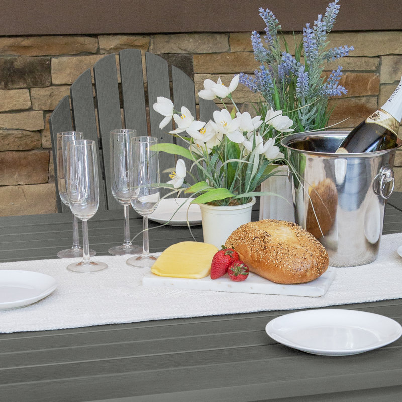 Everton 4 - Person Patio Dining Set with Square Table, Coastal Teak