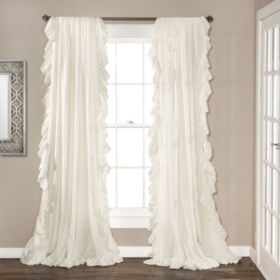 Paire de rideaux semi-transparents Reyna