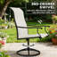Ensemble de 2 chaises d'extérieur, chaises pivotantes-304082534