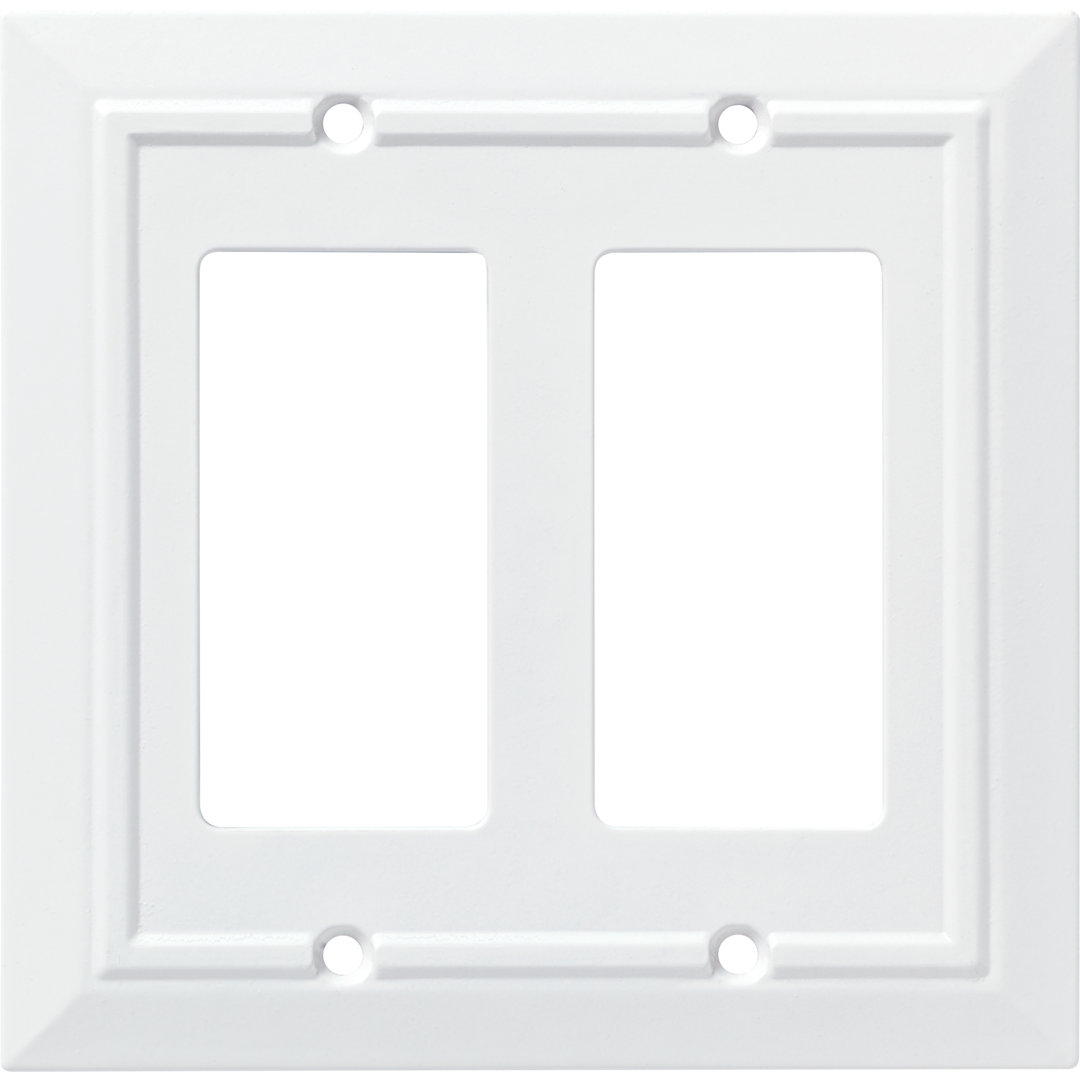 Classic Architecture 2-Gang Rocker Wall Plate Franklin Brass 