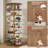 8-Tier 360°Revolving Shoe Storage Rotating Lazy Shoe Rack Entryway Bedroom Hallway-883169471