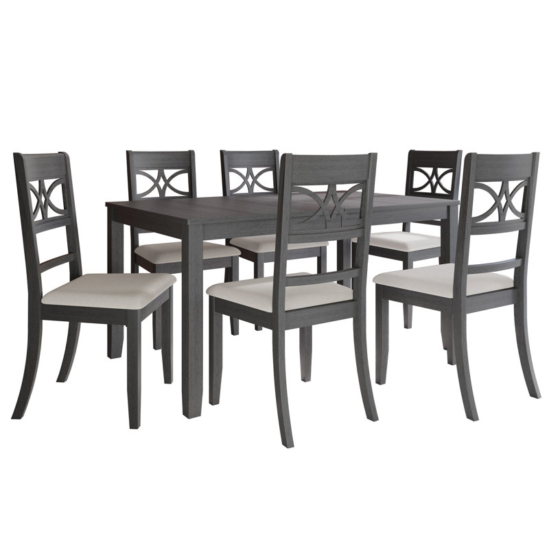 Ensemble repas 6 personnes Ocossio, Gris
