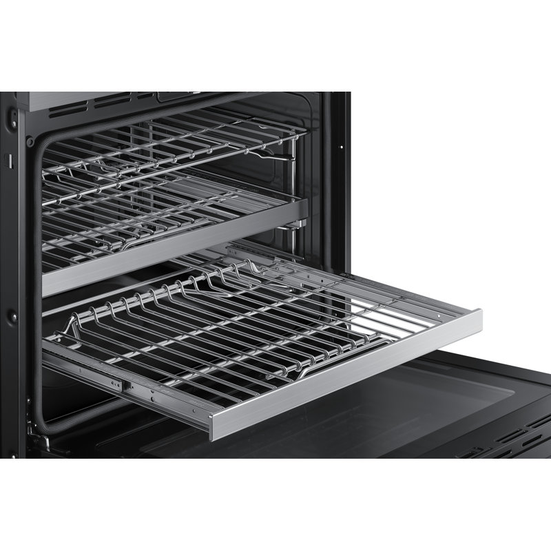 30" Single Wall Oven Steam, Contemporary, Graphite Stainless