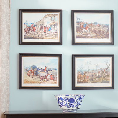 Décoration de pêche 19 century, reproduction d’art sur ensemble de peinture