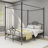 Tardun Metal Canopy Bed-591481702-591481701