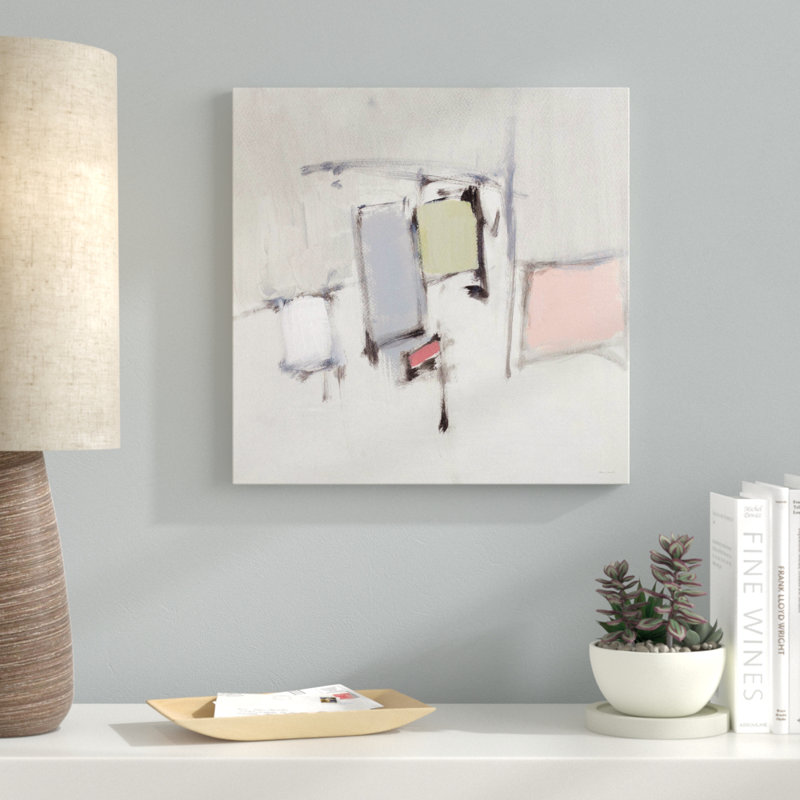 «Midday Modern I», reproduction de peinture acrylique, H 24 po x l 24 po x P 1 po, Toile tendue