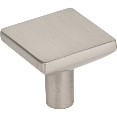 Walker 1 Square Knob, 1-1/4" Length