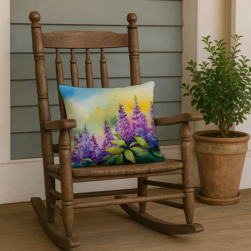 Coussin décoratif Idaho Syringa, Carré 18 po