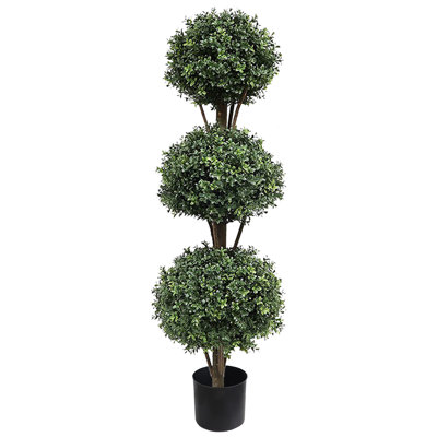 Artificial Boxwood Tree in Pot