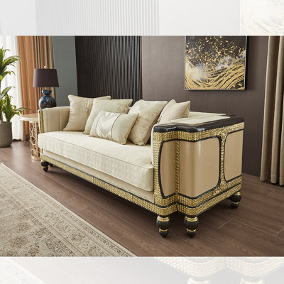 Aneliya Genuine Leather Living Room Set by Bloomsbury Market