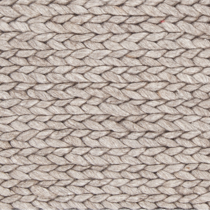 Chloe Wool Area Rug in Brown, Rectangle 5' x 7'6"