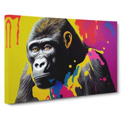 Gorilla Splash Vol.1 Abstract - Wrapped Canvas
