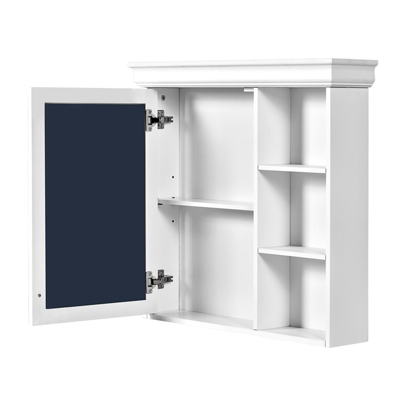 Armoire de salle de bain avec miroir, armoire de miroir murale avec rangement, armoire de rangement de salle de bain pour la maison