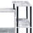 Antique White & Black Finish Writing Desk-1664407354