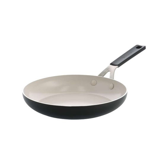 Coloured Aluminium Frypan 24cm - Matte Black, 24cm W