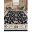 Zarbof Wool Oriental Area Rug in Black