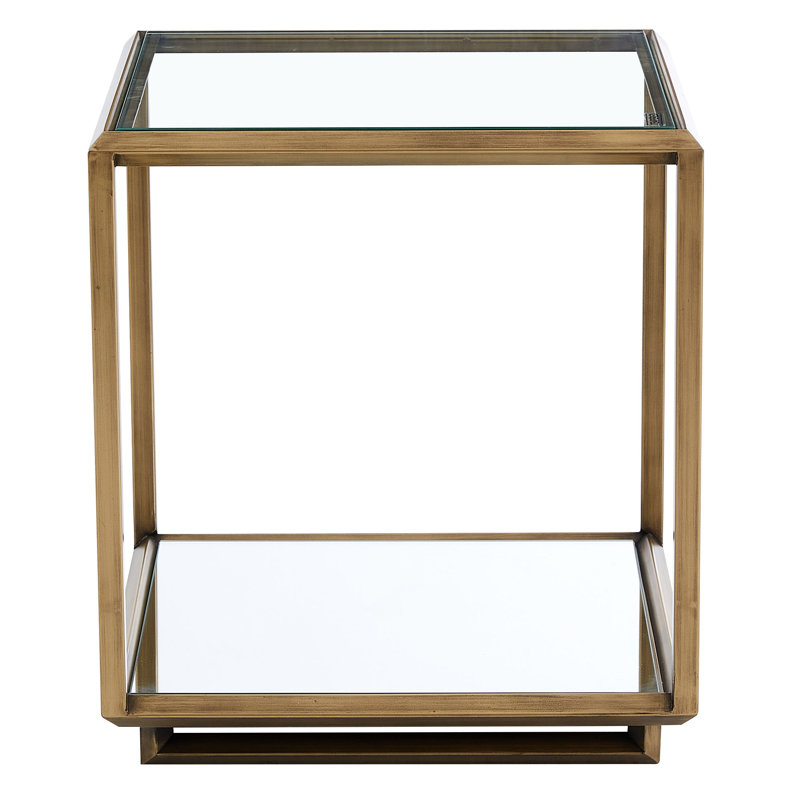 Florabella Glass End Table