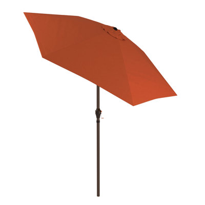 Armiead 86.3 " W Hexagonal Tilt Market Umbrella with Crank Lift