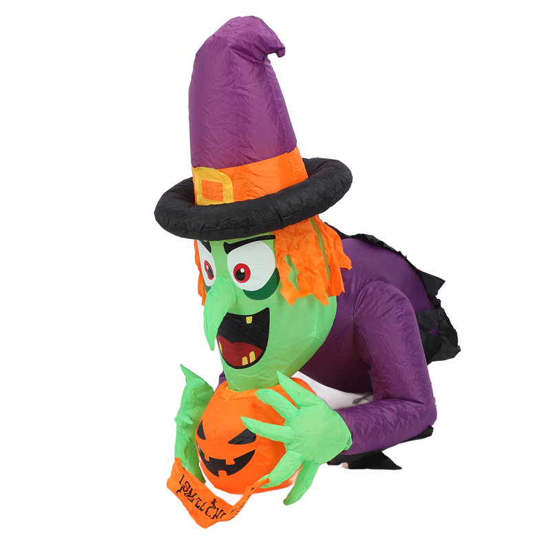 Sorcière effrayante d'Halloween de 4,43 pi
