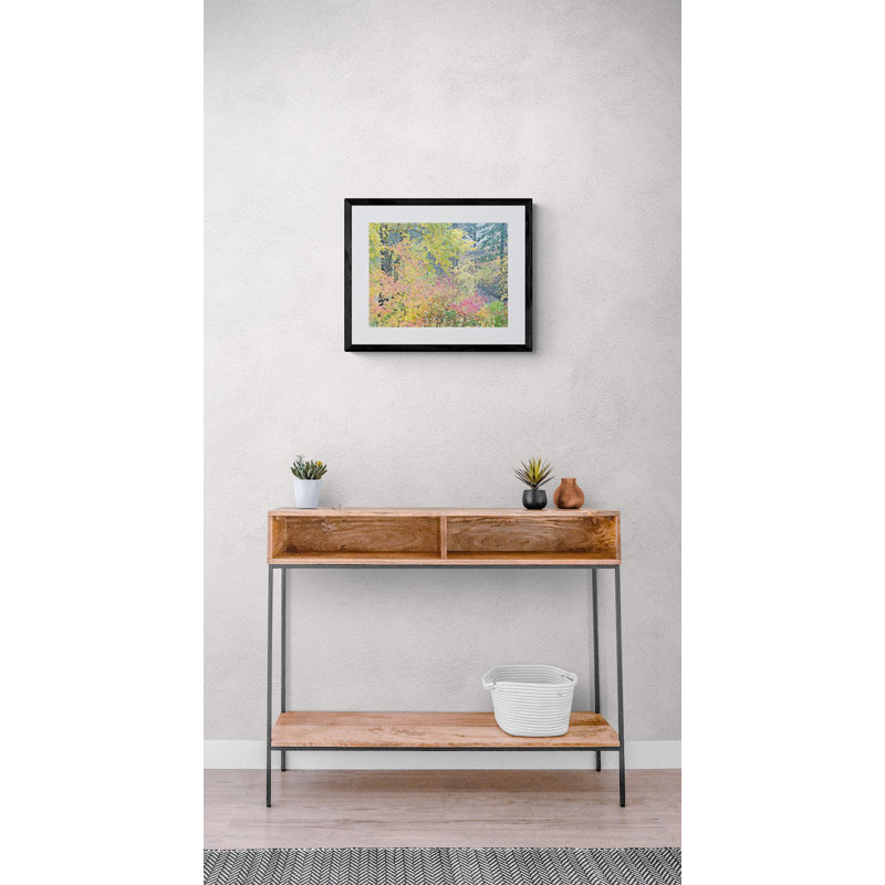 Autumn Vine Maples Portrait Print by Bruce Heinemann, Black Framed Canvas, No Mat, 18" H x 24" W